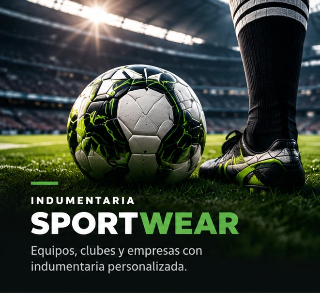 Sportwear: indumentaria para equipos, clubes y empresas